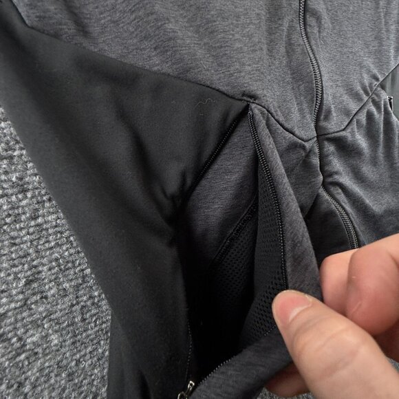 KJUS Marlene Zip Jacket Gray Logo Pockets Stretch Active Performance Large 40 - Picture 11 of 16